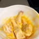 Cover the bowl with a cling wrap. Let the chicken soak for a few hours in the fridge.