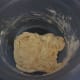 The cream cheese mixture with the herbs and spices.