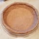 Cut all excess dough from the outside and decorate your edge. I just folded in and rolled for this pie.