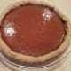 Then I poured the filling into my crust and popped the whole thing into the freezer on a cookie sheet so it didn't tip over.
