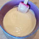 Mix until smooth. I used a spatula, but a hand mixer would work wonderfully as well.