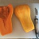 Peel the butternut squash and scoop out the seeds