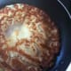 Flip the pancake when it is cooked to your satisfaction (it should take only a minute per side).