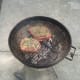 seasoned lamb on the grill