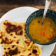 I prefer roti canai with dhal curry. Yummy!