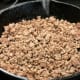 I prefer to use 80/20 beef. 80/20 beef has a higher fat content, but more flavor. You can skip on some of the fat by draining the beef.