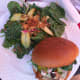 Top View of Burger