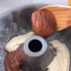Use a spatula to spoon the batter into the prepared pan.