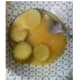 Coat with stirred eggs
