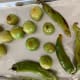 Lightly roast tomatillos and chiles