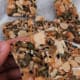Delicious and crispy Florentine cookies.