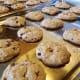 Allow cookies to cool slightly before removing them from baking sheets.
