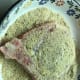 Press chop into the breadcrumb mixture on both sides.