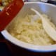 Insulated dish of hot rice