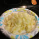 Chop up the zucchini pulp