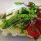 Roasted red pepper bruschetta