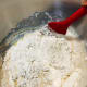 Mix the ingredients with a spatula to form a rough dough.