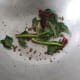 Add the fenugreek seeds (methi), broken red chilies and curry leaves. Fry and add the green chilies. Saute until the red chilies turn crisp.