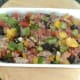 Sardine mix is relocated to oven proof dish