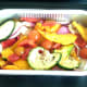 Vegetables ready for roasting