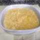 Pour the mixture into the greased casserole dish.