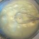 White sauce simmering.