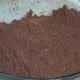 You should crumble your cake into what looks like a pile of dirt.