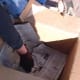 Prepare boxes by spreading a few sheets of newspaper in the bottom.