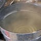 This much water is about right for a full canner (7 quarts, in this case) of quart jars.
