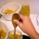 Pumpkin must be tamped down to remove air bubbles, and to best fill each jar. Tamp it well when your jar is about half full, again when it is two-thirds full, and then spoon in more pulp, to within 1/2" of top. Tamp again.