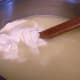 Here is what the curds should look like after they have cooked a bit.