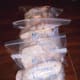 Store in the freezer in carefully labeled bags. Include type of cheese, date, and notes on quality.