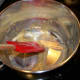 Mix over low heat. Be careful not to let the butter burn.