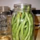 A nicely packed jar of whole French filet green beans.