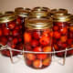 Place filled jars in the rack of your steam or boiling waterbath canner.