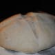 This loaf is partially baked. The slashes in the top allow for the loaf to expand correctly.