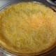 Rice crust just out of the oven.