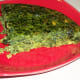 Crustless Quiche made with eggs, chard, and feta cheese