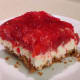 Serving of Strawberry Pretzel Dessert