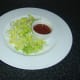 Preparing the Plate for the Pouting Goujons