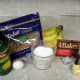 Various ingredients for "rotten egg" pie.