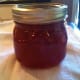 Berry jam in jam jar ready to eat!