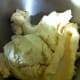 Once your dough looks like this it is perfect to form into several large balls. Then proceed to roll and cut into cookies.