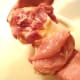 One half of a deboned chicken, before folding.
