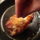 Seasoning already-browned side.
