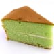Pandan (screwpine) flavoured chiffon cake is a popular Asian treat