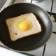 Fry the eggy bread in a separate pan