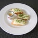 Coddled egg with mozzarella toasted wedges and fresh cress