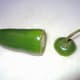 Jalapeño with the stem end removed.
