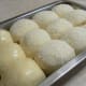 Dough is ready for the oven.